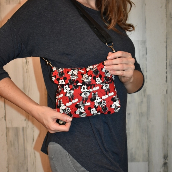 handmade Handbags - Mickey Mouse Convertible shoulder crossbody bag